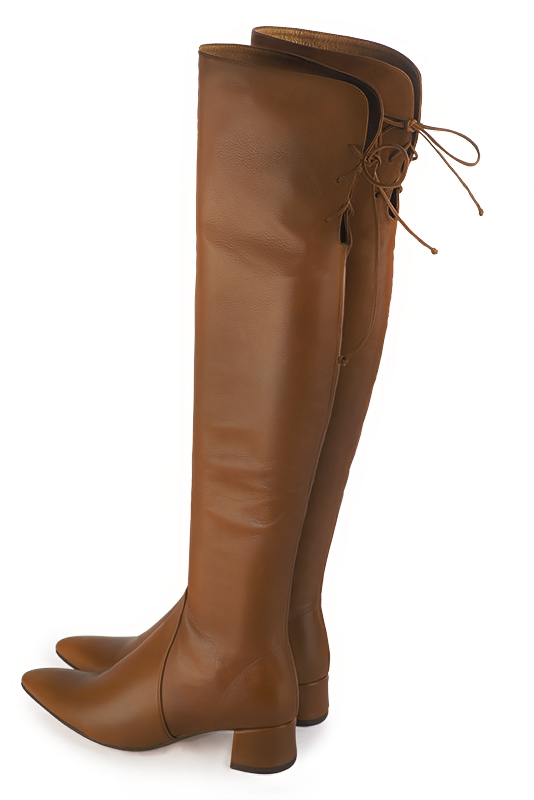 Caramel thigh 2024 high boots